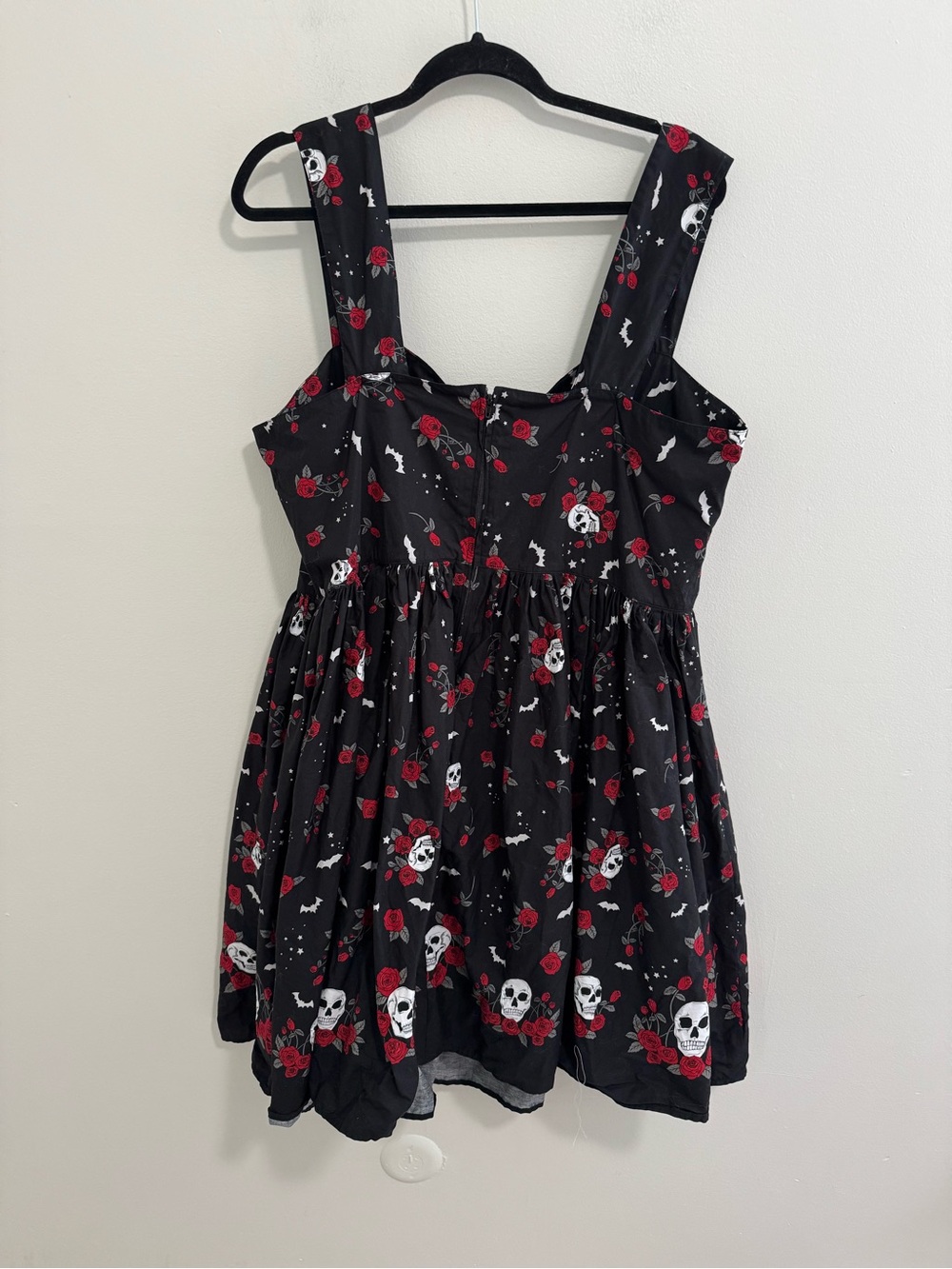 Hell Bunny Skull Print Fit & Flare Dress - Picture 7 of 8